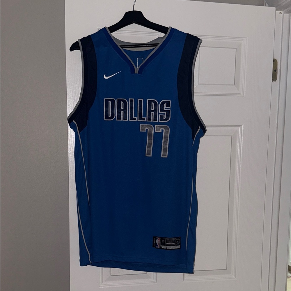 Blue Dallas Basketball Jersey